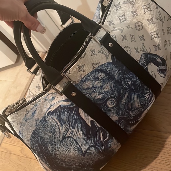 Louis Vuitton x Chapman brothers duffel bag size 45 , rare collection piece. - Picture 5 of 11